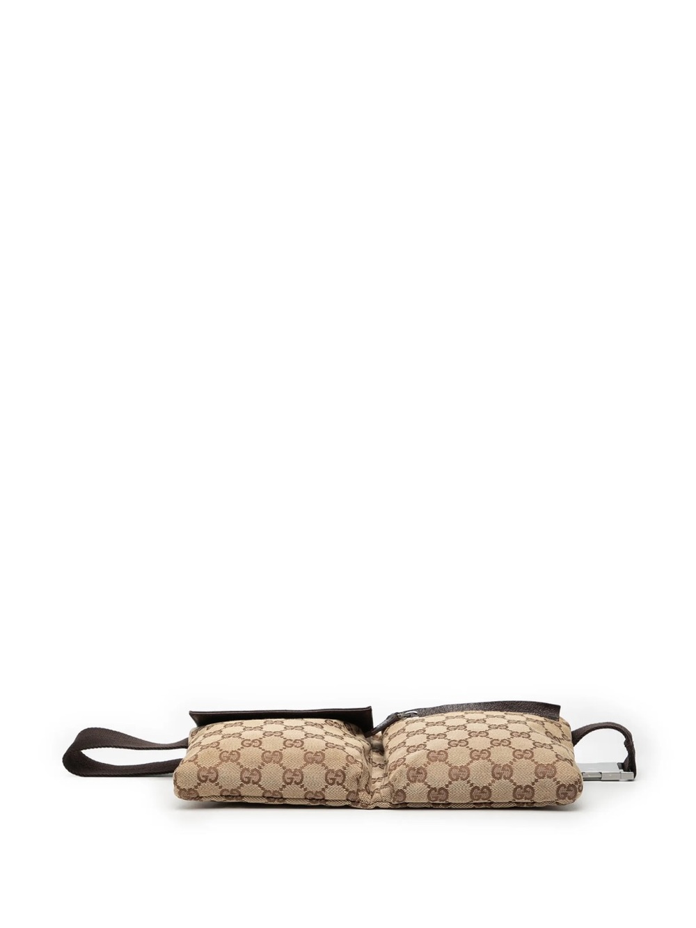 Vintage Gucci Brown & Beige GG Supreme Canvas Belt Bag - Picture 4 of 10